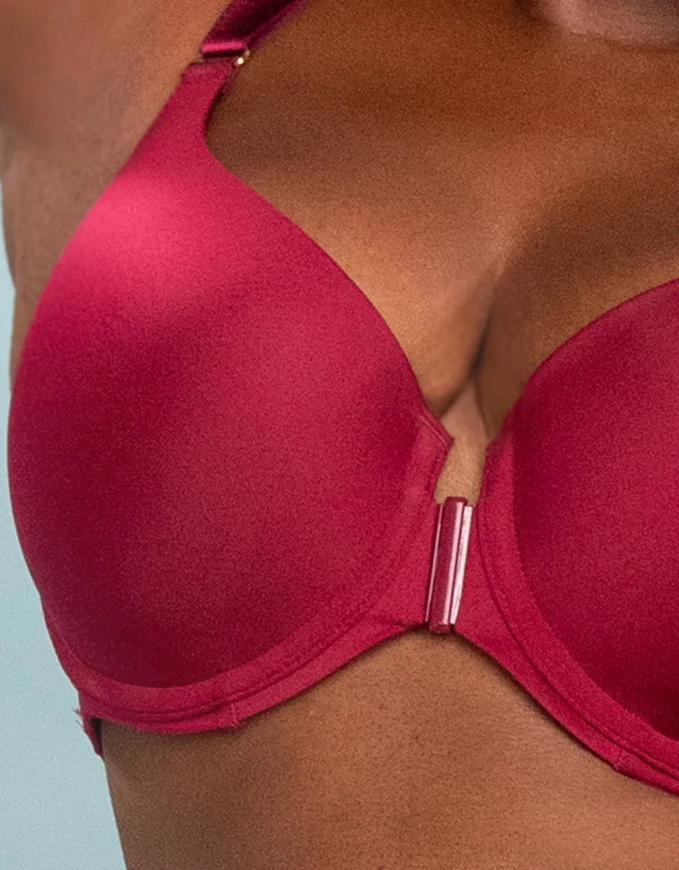 Vorderverschluss-BH Pure Luxe bordeaux
